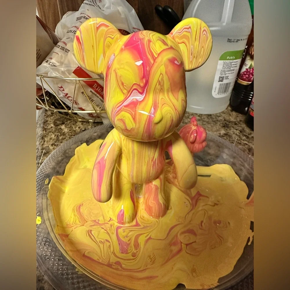 Colorful Bear Art Sculpture. CAN BE CUSTOMIZED